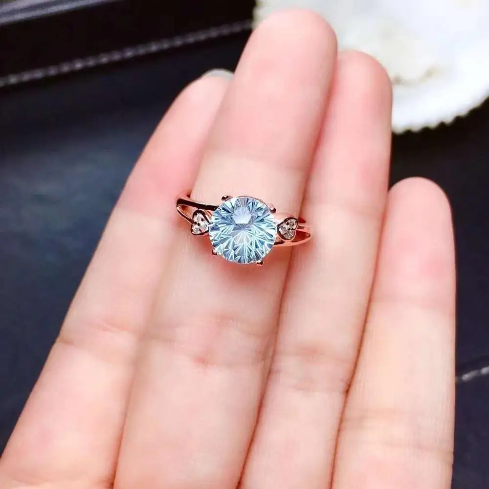 

Natural And Real Topaz Ring Wedding Engagement Topaz Ring Fine Jewelry Wholesale 925 sliver Ring