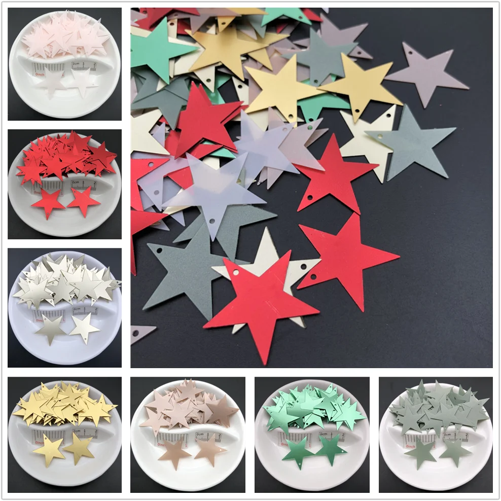 20g 28mm Star Dull Matt Loose Sequin Paillette Crafts Sewing,Women/Kids DIY,Garment ,Shoes ,Hat Accessories Wholesale