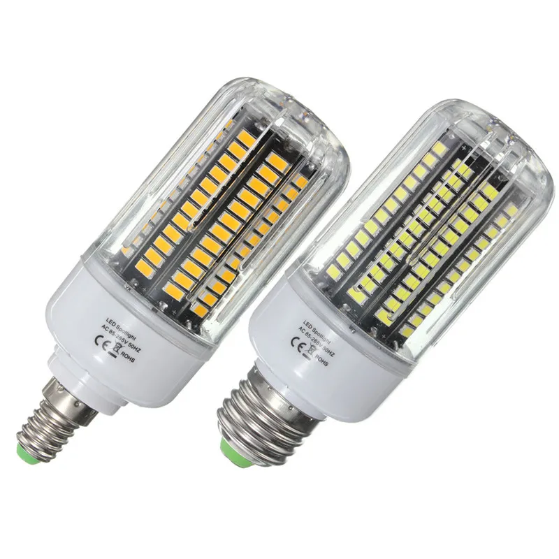 AC85-265V E27 E14 светодиодный кукурузная лампа 18 Вт 140 светодиодный SMD 5736 ампулы светодиодный светильник Лампада LED точечный светильник Bombillas светодиодный лампы светильник s