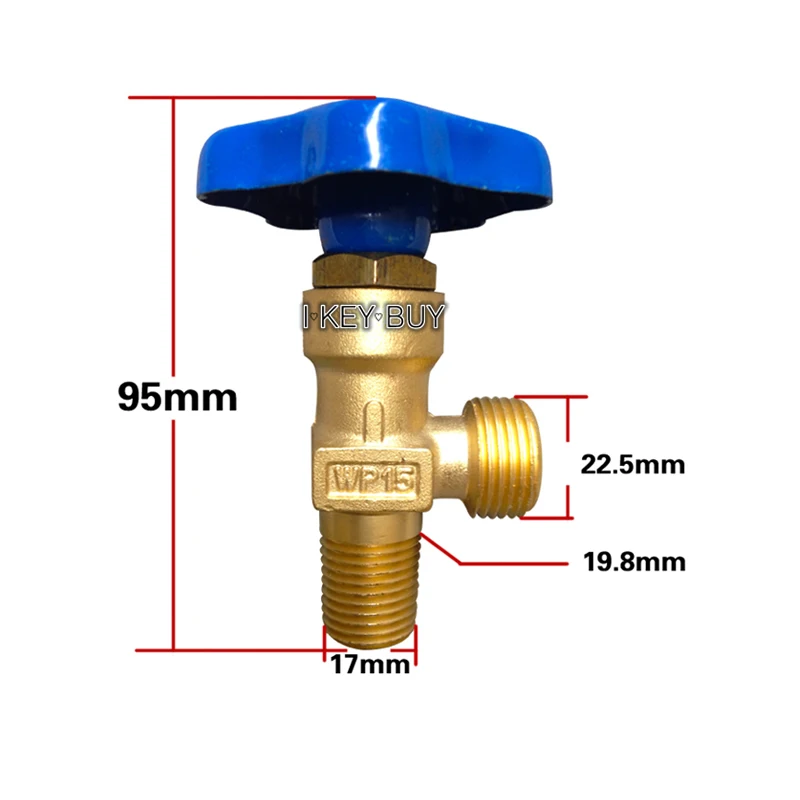 

WP-15 Small Argon Cylinder Valve Bottle Head Assembly Cylinder Valve Head Small Teeth And Big Teeth Style