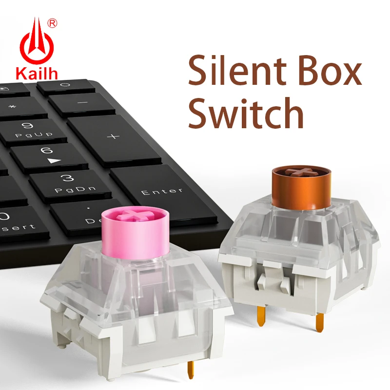 kailh box Silent Switch Mechanical Keyboard diy RGB/SMD Pink Brown switch Dustproof IP56 waterproof Compatible Cherry MX