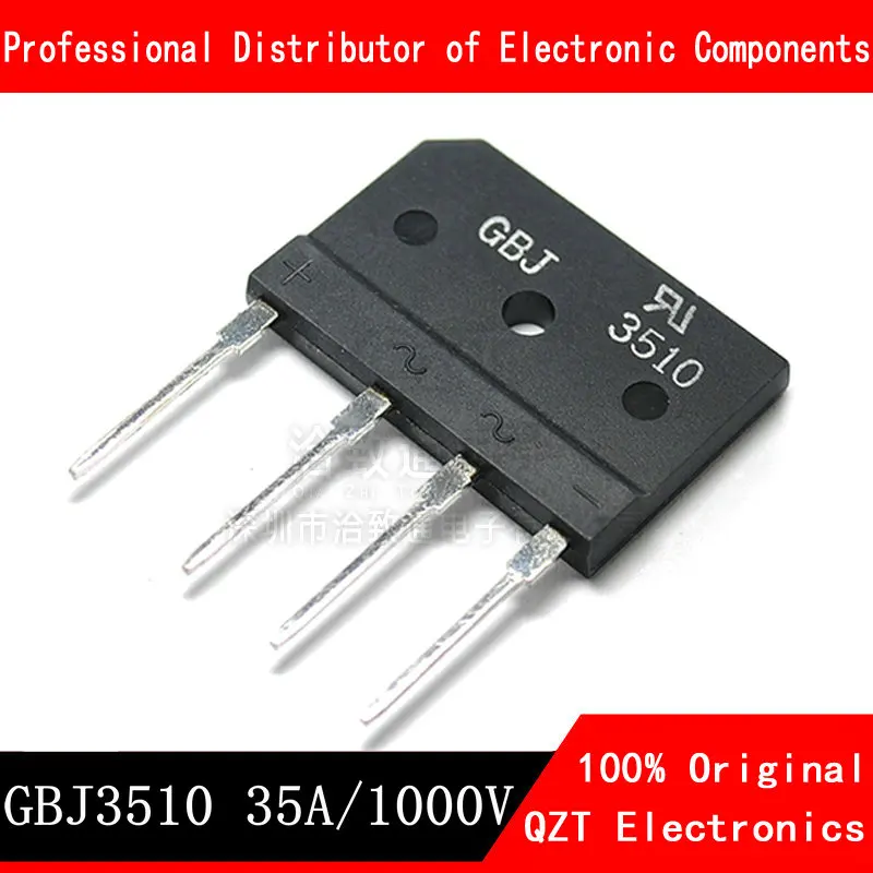 5PCS KBJ3510 GBJ3510 35A 1000V BRIDGE RECTIFIER new and original IC