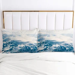 3D HD 1pc Pillow cover 50x75 50x70 50x80 Pillow case Bedding Pillowcase Pillowcover decorative for home nordic sea