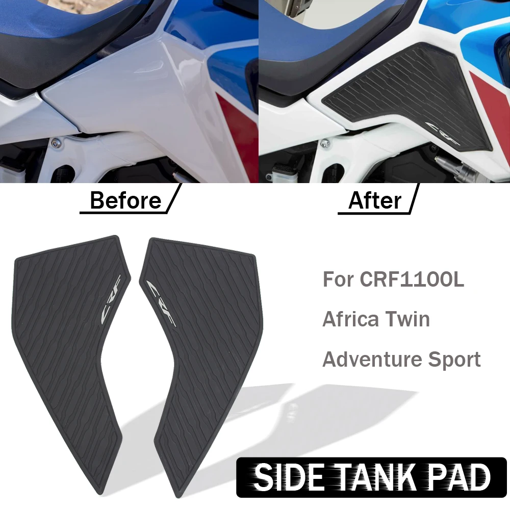 CRF 1100 L Motorcycle Anti slip Tank Pad Sticker Pad Side Gas Knee Grip Protector For HONDA CRF1100L Africa Twin Adventure Sport