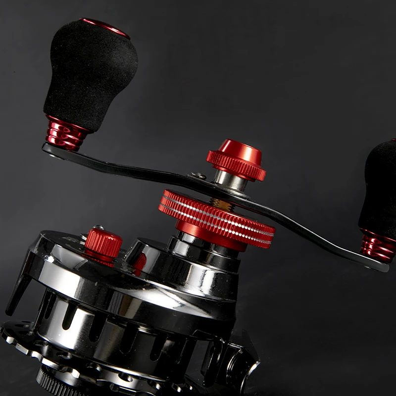 All Metal Fishing Reels Anti-slip Left / Right Hand Handle Front Raft Wheel Winter Ice Fishing Supplies