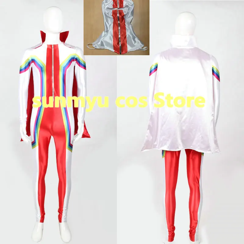 Kikai Sentai Zenkaiger Zenkaiser Satin Fabric bodysuits with inner hood Cosplay Costume,Custom Size Halloween