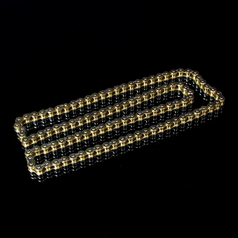 Motorcycle 520 KMC Gold Chains 110 Links Chain For ATV Quad MX Enduro Motard Racing