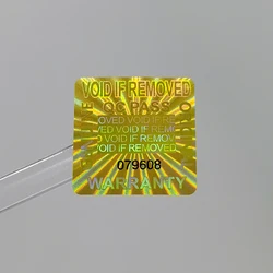 1000pcs 20mmx20mm, Hologram Genuine QC PASS Stickers， Warranty Sealing Tamper Proof  ，Laser Security Original Void Label