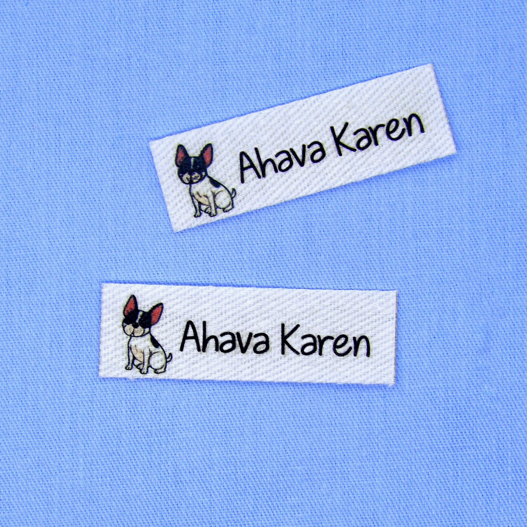 120pieces Custom Ironing Labels, Cartoon labels, Personalized name tag for children, Iron on Label (YT060)