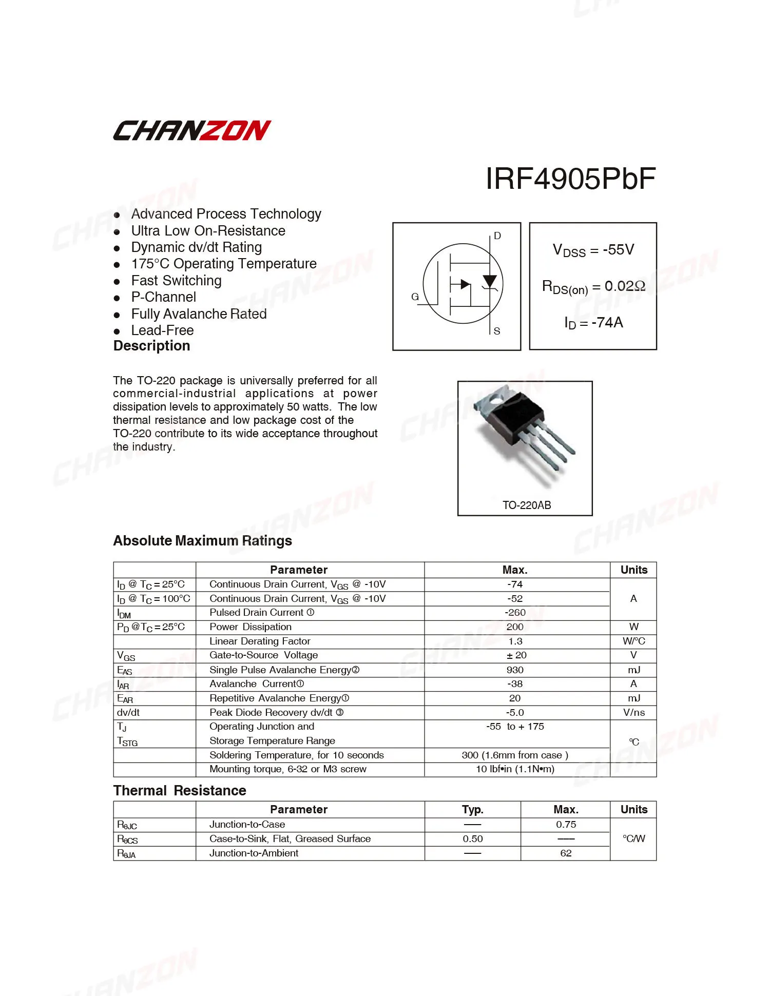 Imagem -04 - Circuitos Integrados para Modelos Irf4905 A220 Circuitos Integrados Poderosos de Triodo Transistor Ponto Bipolar Bjt 10 Peças