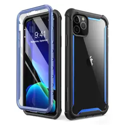 For iPhone 11 Pro Case 5.8 inch (2019 Release) i-BLASON Ares Full-Body Rugged Clear Bumper Cover with Built-in Screen Protector