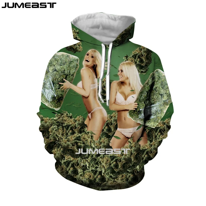 

Jumeast, мужская и женская 3D Толстовка, милая девушка, травы, пальто оверсайз, уличная одежда, Харадзюку, Повседневный пуловер, забавные весенне-осенние толстовки
