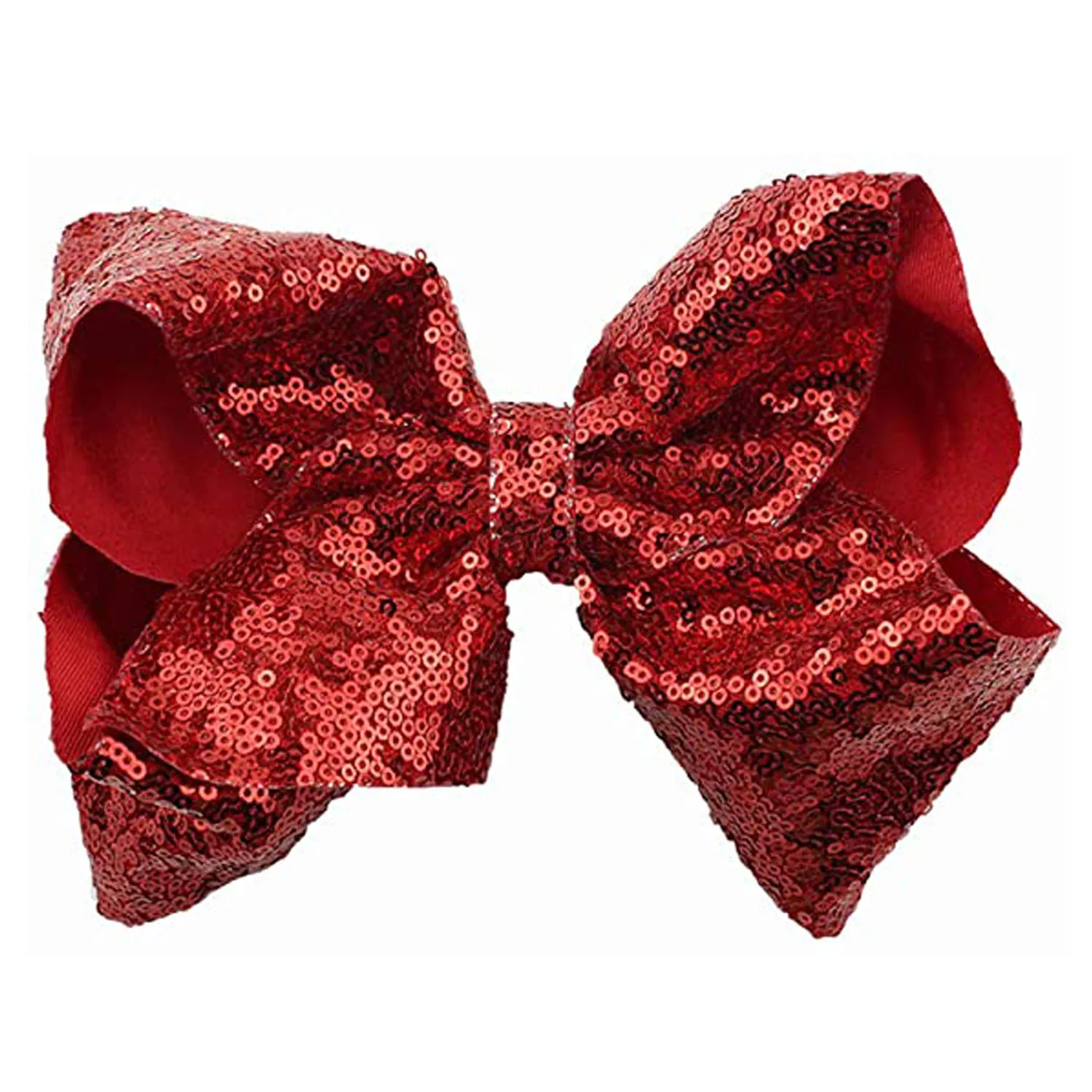 FOR 2022 NEW Elk Santa Claus Bows 8 inch Large Bows with Hair Clip Hairpin Hair Accessories for Girls Teens Christmas Party