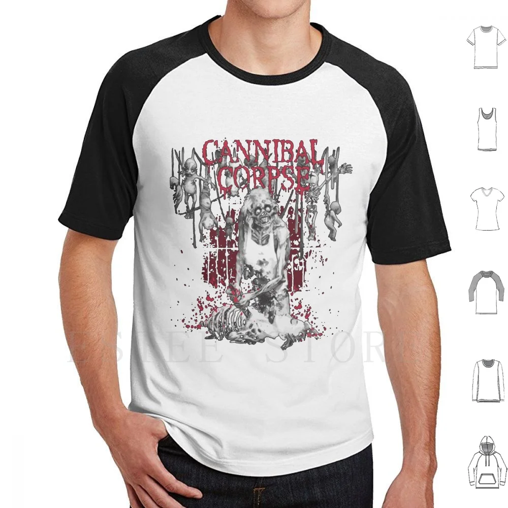 Cannibal Corpse T Shirt Cotton Men DIY Print Cannibal Corpse Obituary Suffocation Deicide Corpse Metal Death Metal Goregrind