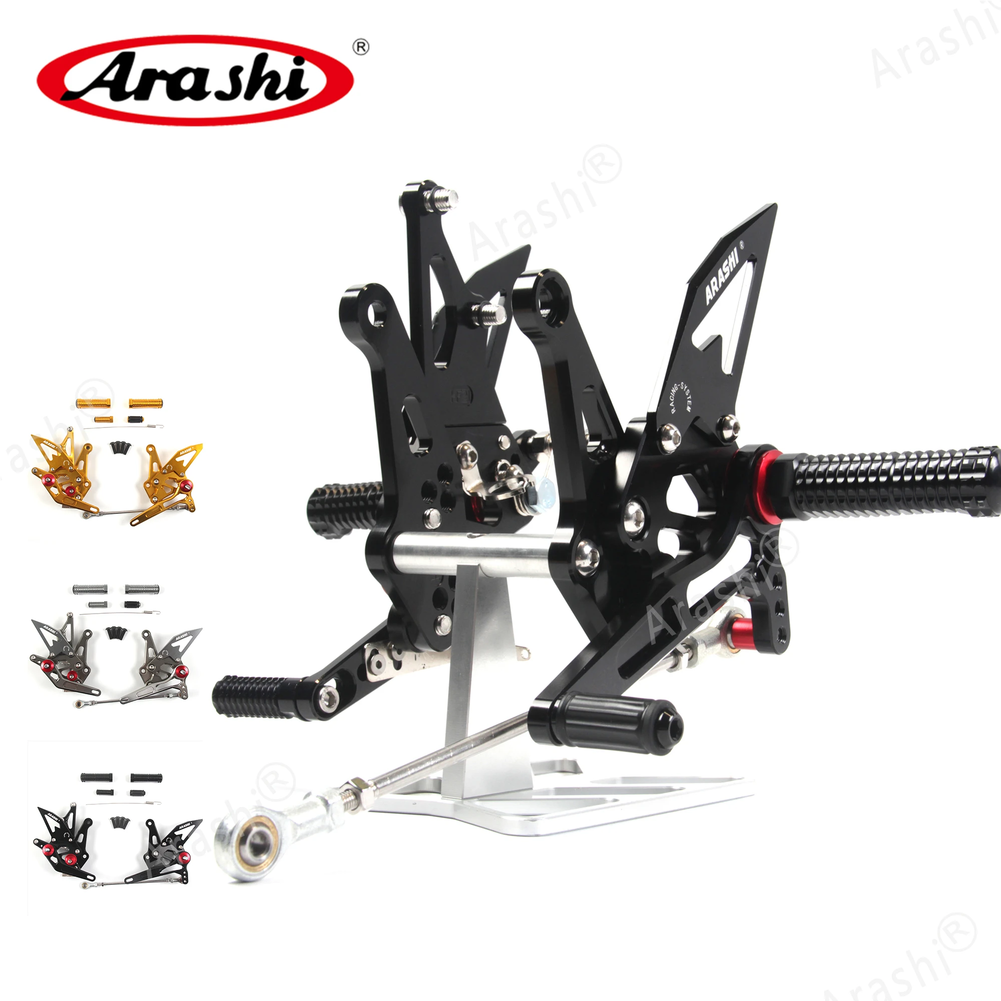 

Arashi Adjustable Footrest For KAWASAKI Z1000 Z 1000 Z1000SX 2014 2015 2016 2017 CNC Rearset Foot Pegs Rear Foot Rest CNC