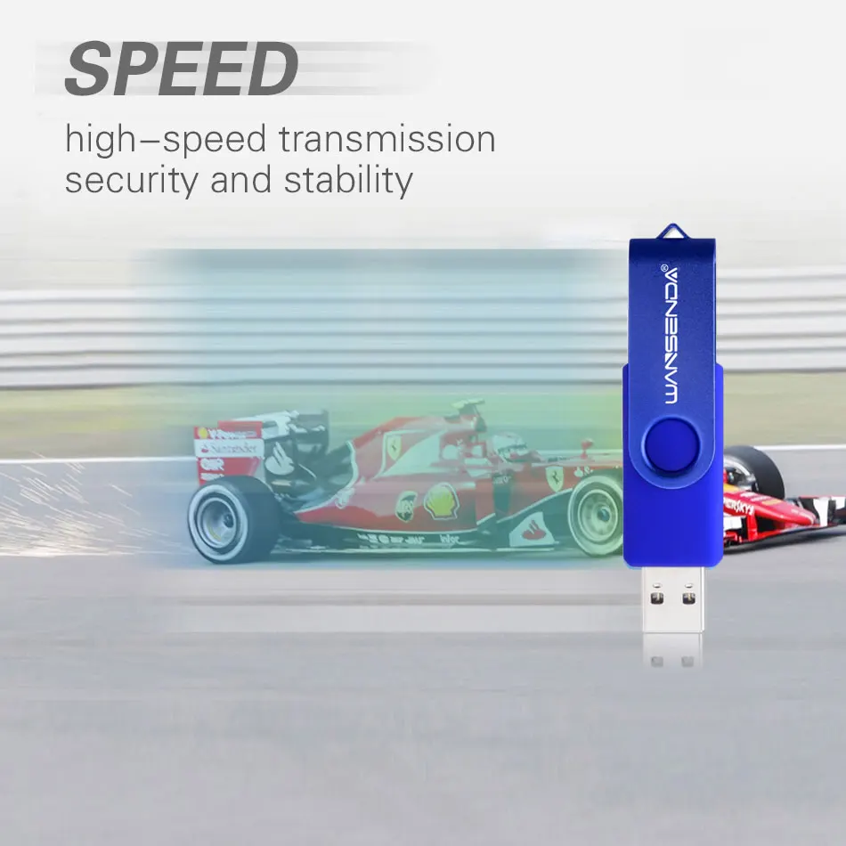WANSENDA หมุน USB แฟลชไดรฟ์256GB 128GB ไดรฟ์ปากกา8GB 16GB 32GB 64GB USB 3. 0แฟลชไดรฟ์ความเร็วสูง Pendrive