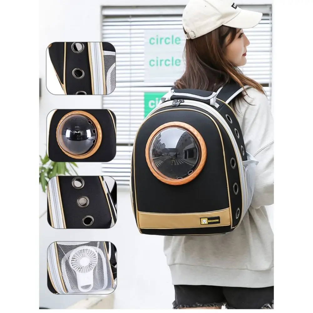 

Portable Pet Travel Carrier Space Capsule Cat Bubble Backpack Waterproof Traveler Knapsack Dog Breathable Travel Hiking Walking