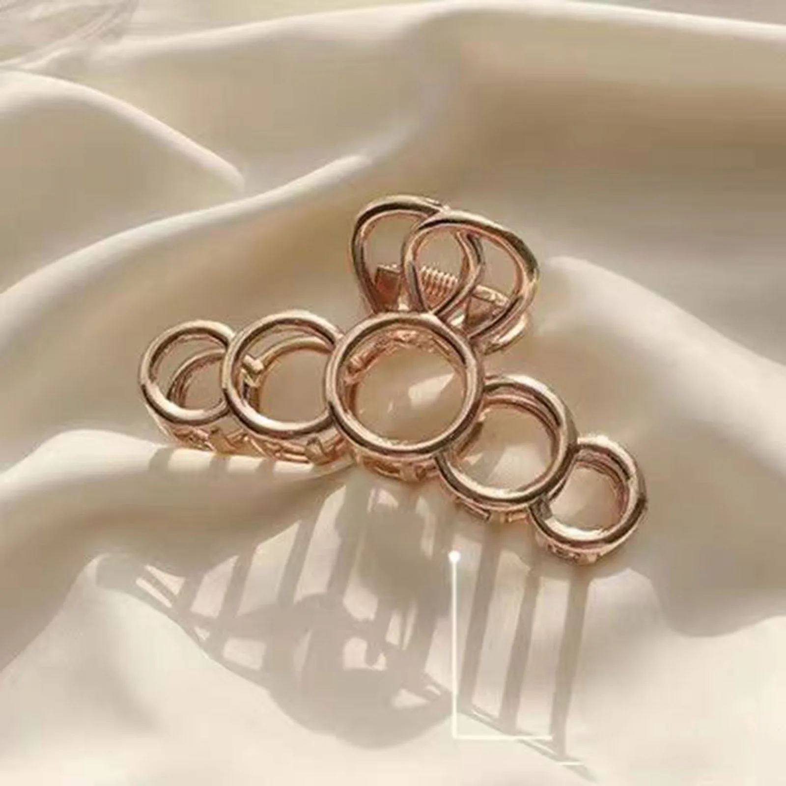 Geometric Metal Hair Claw para mulheres e meninas, Crab Clips, Elegant Twist Headband, Hairpin, Hair Clamps, Acessórios de moda