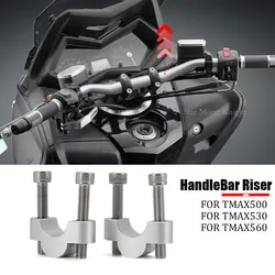 Motorcycle Handlebar Riser Fit For YAMAHA TMAX500 TMAX530 TMAX560 TMAX T-MAX 500 530 560 Clamp Extend Handle Bar Adapter Mount