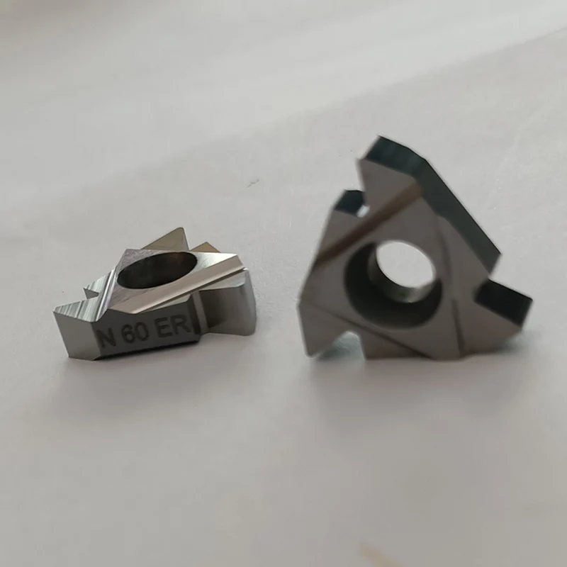 Insertos de rosca CNC 22ER N60 herramienta de torneado roscado 22IR N55 insertos carbricos 22IR N60 herramientas de torno interno 22ER N55 para aluminio