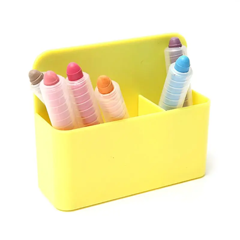 Magnetic Whiteboard Markers Pencil Pen Holder Organizer Storage Container Office