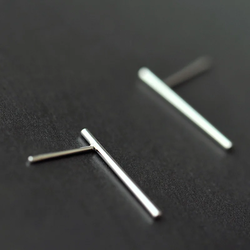 REETI 925 srebro geometryczne kolczyki sztyfty dla kobiet elegancka biżuteria ślubna pendientes mujer moda 2019 Brincos