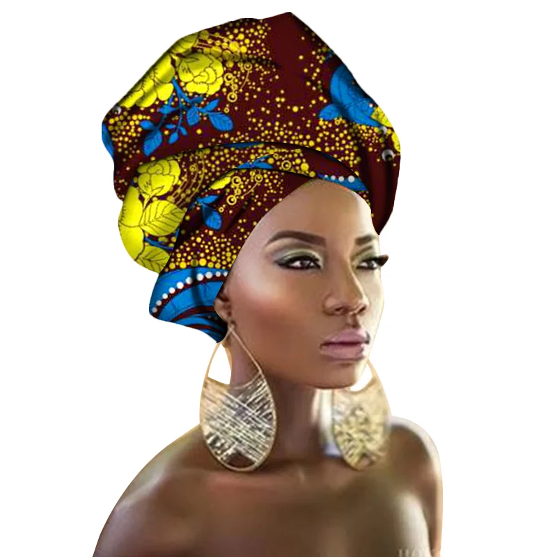 2024 Fashion African Headwraps for Women Bazin Riche African Head Scarf Head Wraps for Women/Teens, Ankara Headwraps, Head Wraps