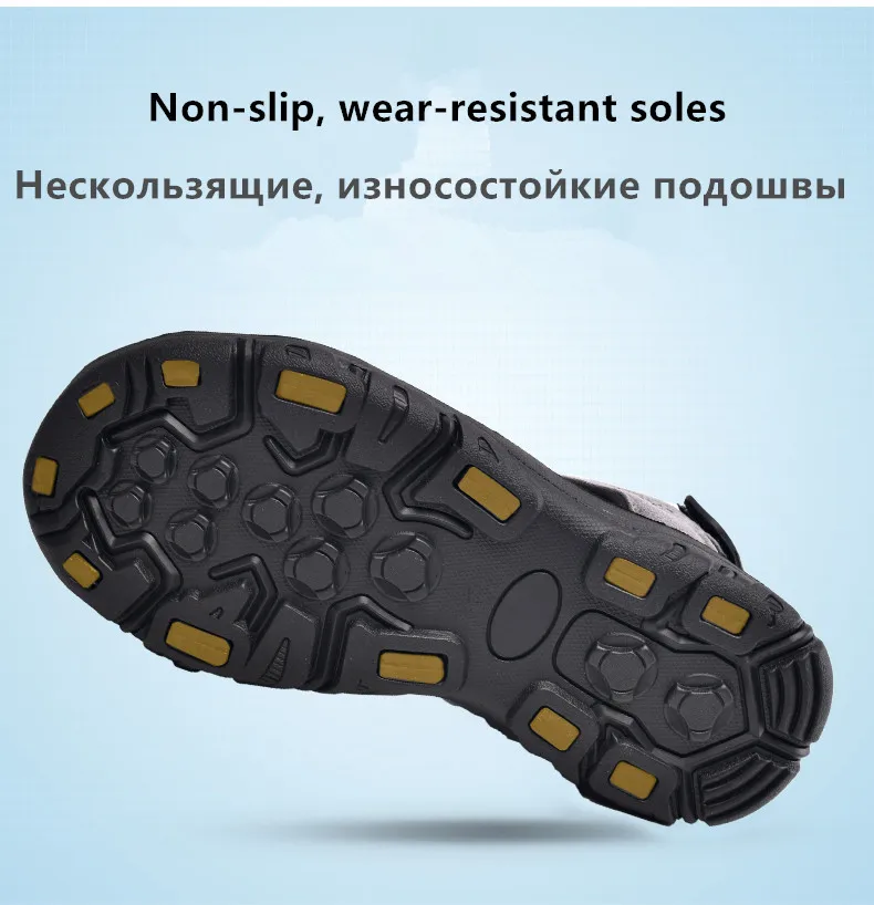 Lässige Herren-Outdoor-Sandalen, Sommer, atmungsaktiv, flache Sohle, Strandschuhe, bequem, weich, zum Gehen, Wandern, sportliche Herrenschuhe 2020 – Detail 10
