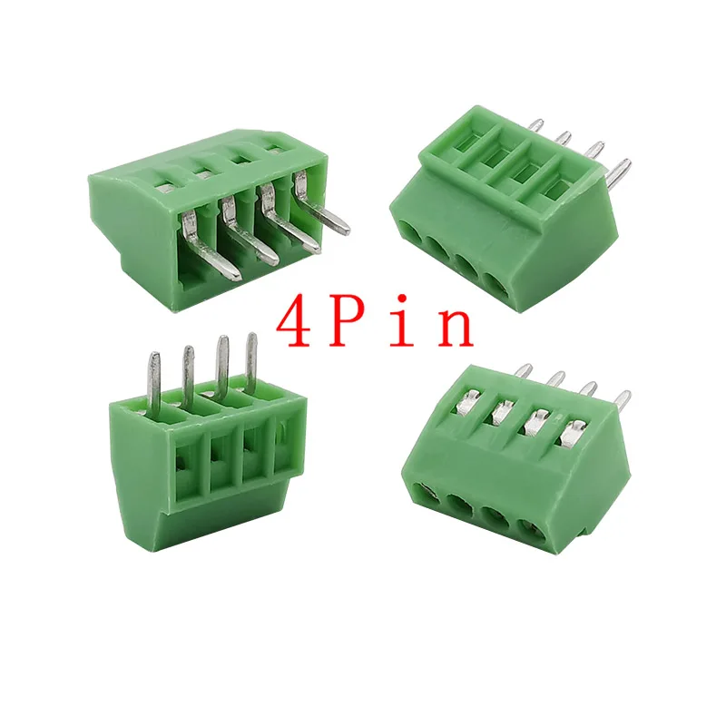 5/10Pcs KF128 2,54mm Pitch PCB Terminal Block Stecker 150V 6A 2/3/4/5/6/7/8/9/10/12/14/16Pin Schraube Terminal Für 26-18AWG Kabel