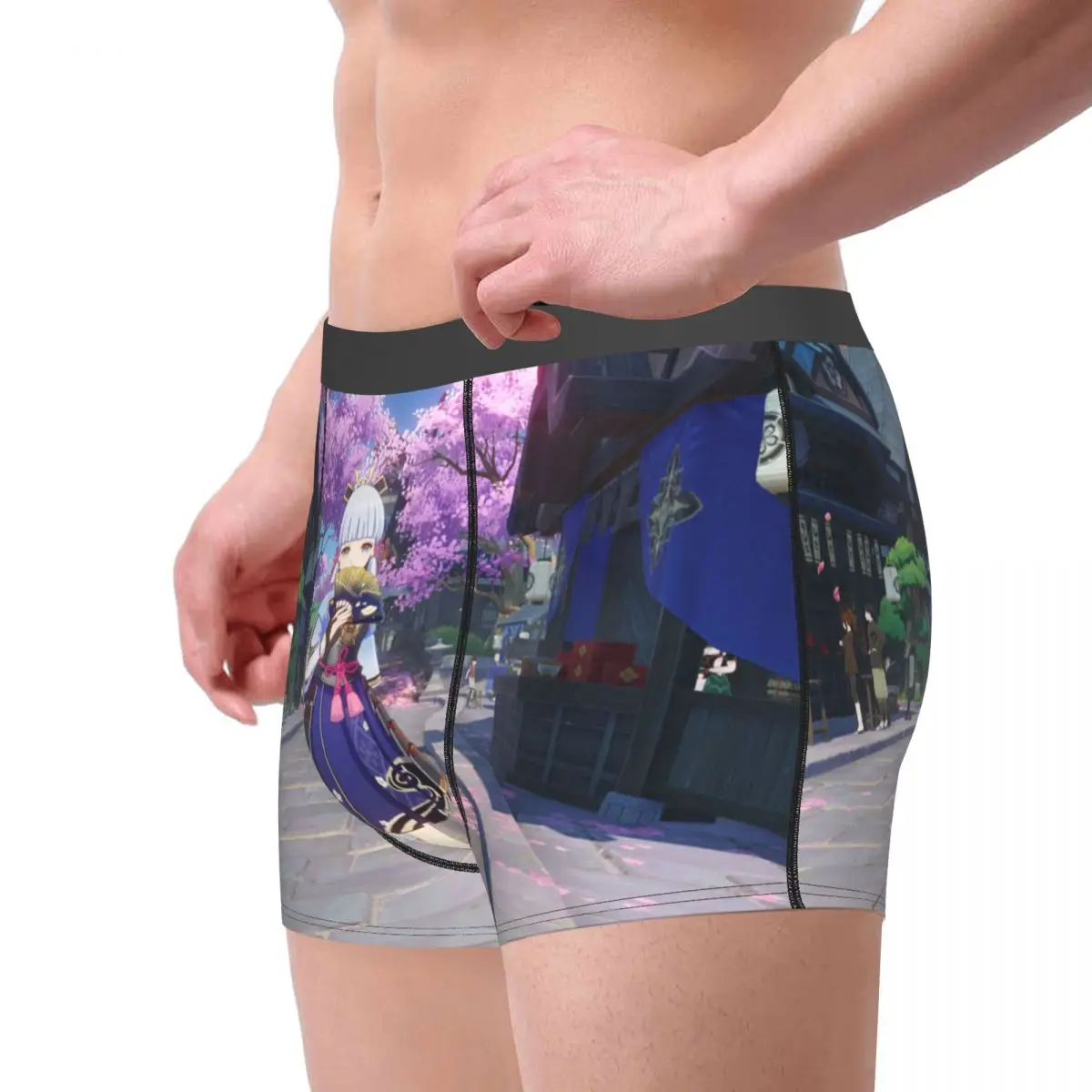 Genshin Impact Lumine Adventure Game Action Underpants Cotton Panties Man Underwear Comfortable Shorts Boxer Briefs