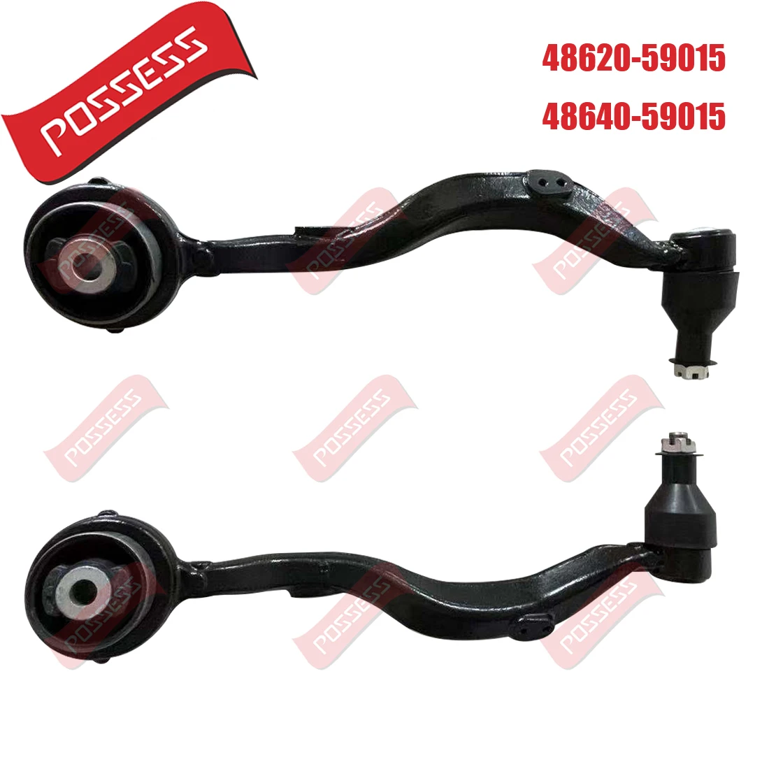 

A Pair of Front Lower Suspension Control Arm Curve For Lexus LS460 LS460L USF40 USF41 2WD 2006-2017,48620-59015 48640-59015