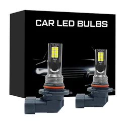 Ampoules LED antibrouillard pour voiture, clignotant automatique, lampe de conduite, blanc, ambre, bleu, jaune, 9005, HB3, 3030, H4, H7, H1, H11, H8, H9, 9006, HB4, 2 pièces