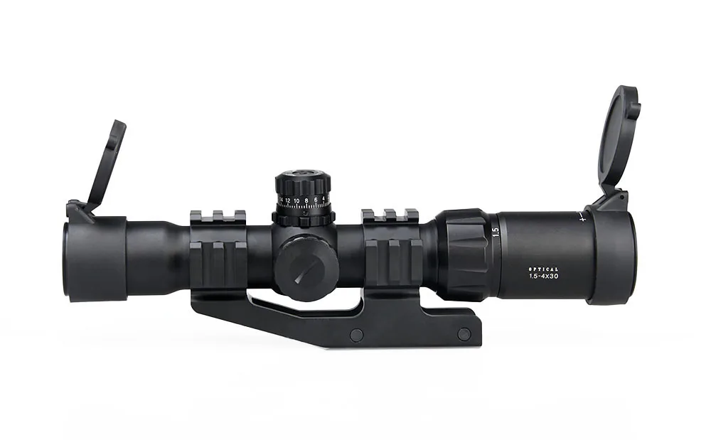 PPT New tactical scope 1.5-4x30 rifle scope Reticle W/E adjustable for shooting hunting HK1-0246 2