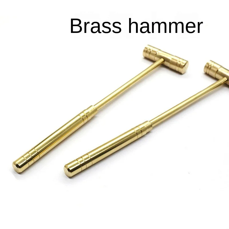 1Pcs solid brass Hammer Small Iron Mini Hammer Jewelry Maintenance Tools Jewelry Watch Repair Tool accessories Hand tools