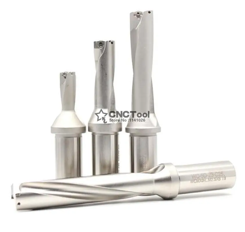 Mới 2D 3D 4D 5D 14Mm-50Mm Nhanh U Khoan Phù Hợp Cho WCMX WCMT Loạt Lưỡi Dao Cơ Khí máy Tiện Sâu Lỗ Indexable Mũi