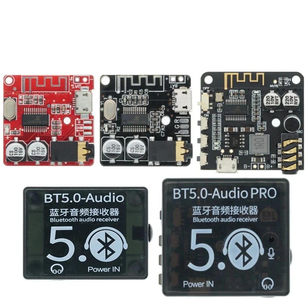 Mini Bluetooth 5,0 Decoder Board Audio Empfänger BT 5,0 PRO MP3 Verlustfreie Player Wireless Stereo Musik Verstärker Modul Mit Fall
