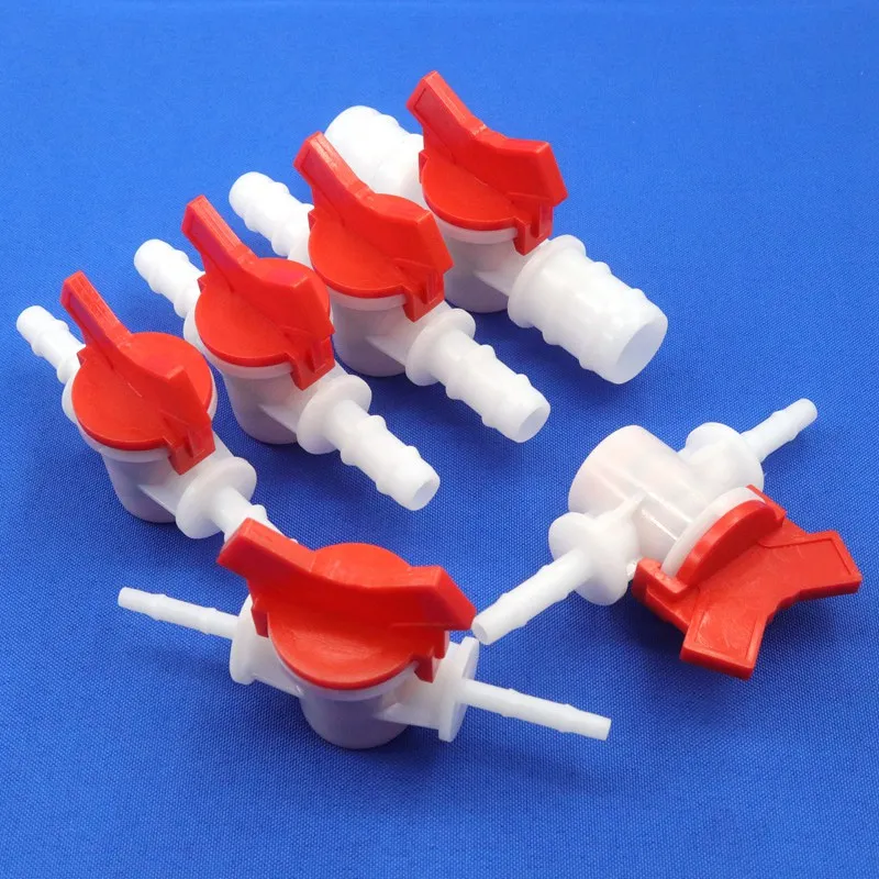 50~1pcs 4~32mm POM Ball Valve Drip Irrigation Pipe Switch Aquarium Tank Air Pump Garden Water Connector Pipe Valves