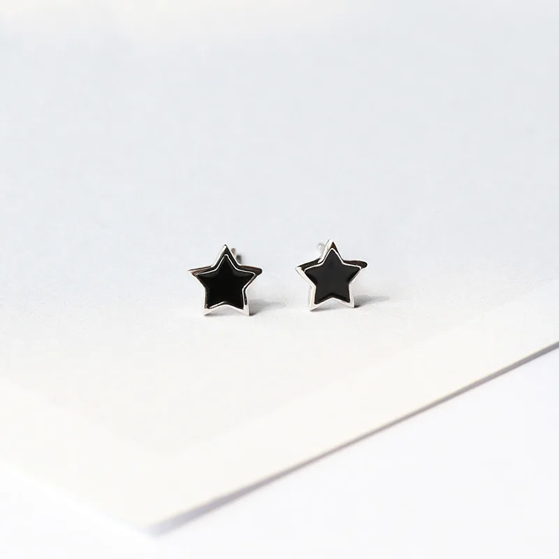 New Hot Fashion 925 Sterling Silver Little Star  Earrings for Women Girls Gift Fashion Statement Jewelry