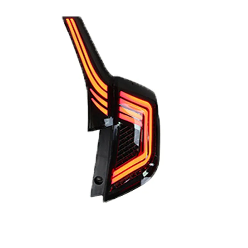 For Fit Tail Lights 2014-2020 Jazz LED Tail Lamp LED Rear Lamp DRL Dynamic Signal Brake Reverse auto Accessories