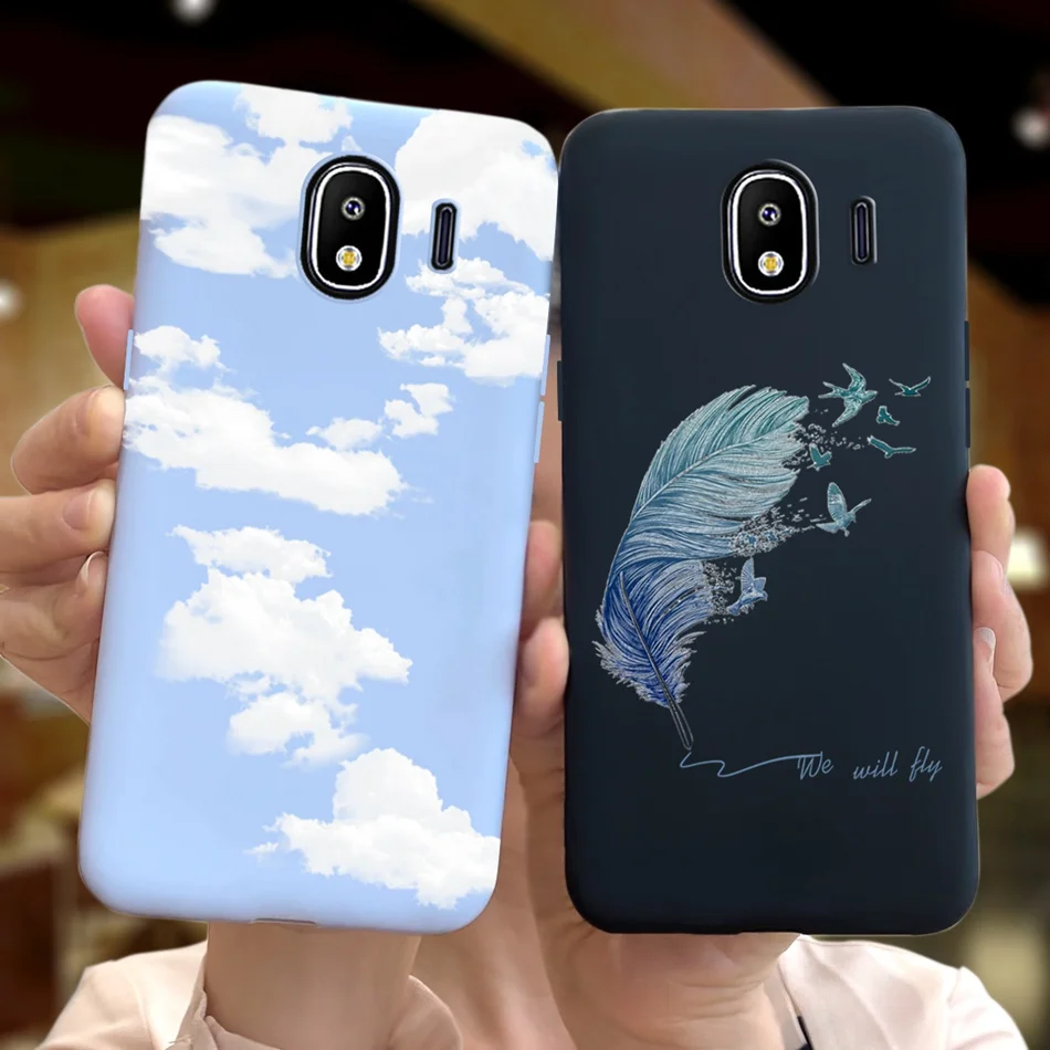 Etui na telefon Samsung Galaxy J4 2018 Etui na telefon Samsung J2 Core J 2 Pro (2018) Etui Silicon Soft Funda For GalaxyJ4 J 4 SM-J400F
