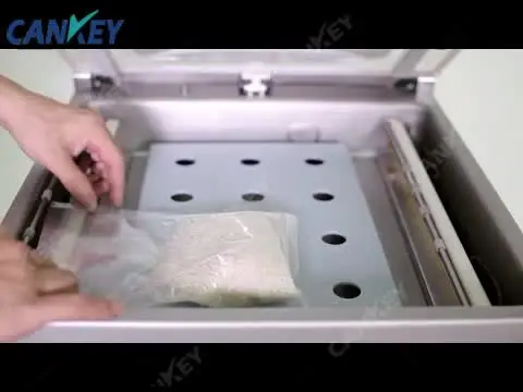 Вакуумная упаковочная машина для риса с алюминиевой фольгой, 1-4 раза/мин