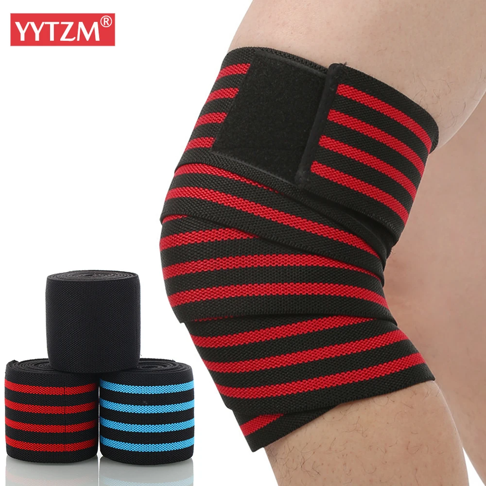 

1Pc Wrap Bandage Compression Knee Pads Sports Leg Elbow Wrist Ankle Calf Brace Safety Run Weightlifting Basketball Volleyball