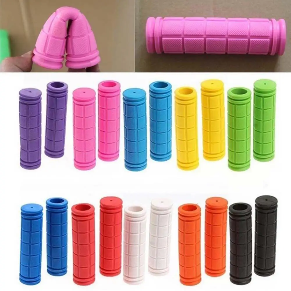 Rubber Handle Bicycle Soft Handlebar Kids Grips Child Ice Skating Skateboard Stroller Tricycle Bike Grips Faucet Handle Bar Grip