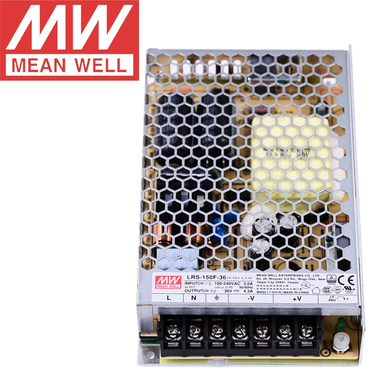 

Mean Well LRS-150F-36 meanwell 36V DC/4.3A/154W Single Output Switching Power Supply online store