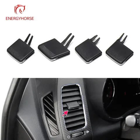 Car Front Air Conditioning Vent Toggle Piece AC Outlet Card Clip Wind Wirection Plectrum Knob For Kia K3 2011-2018