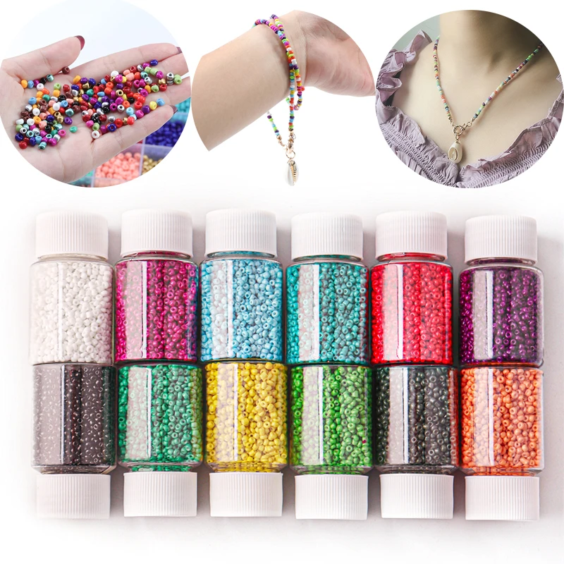 2000pcs Czech Glass Seed Beads For Jewelry Making Beads Big Hole Beads Jewelry Beads DIY Bracelet Necklace Accessories