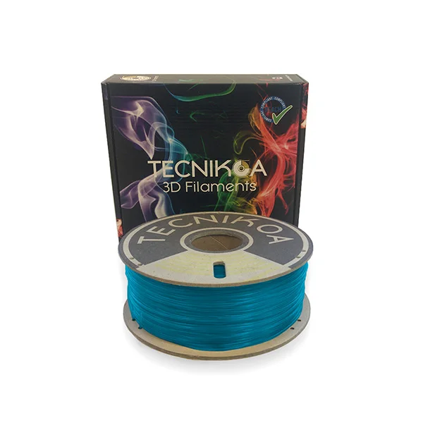 4D TPU Flexible Filament®For 3D printer brand Tecnikoa with fresh mint Aroma 1,75mm 250 gr made in Spain