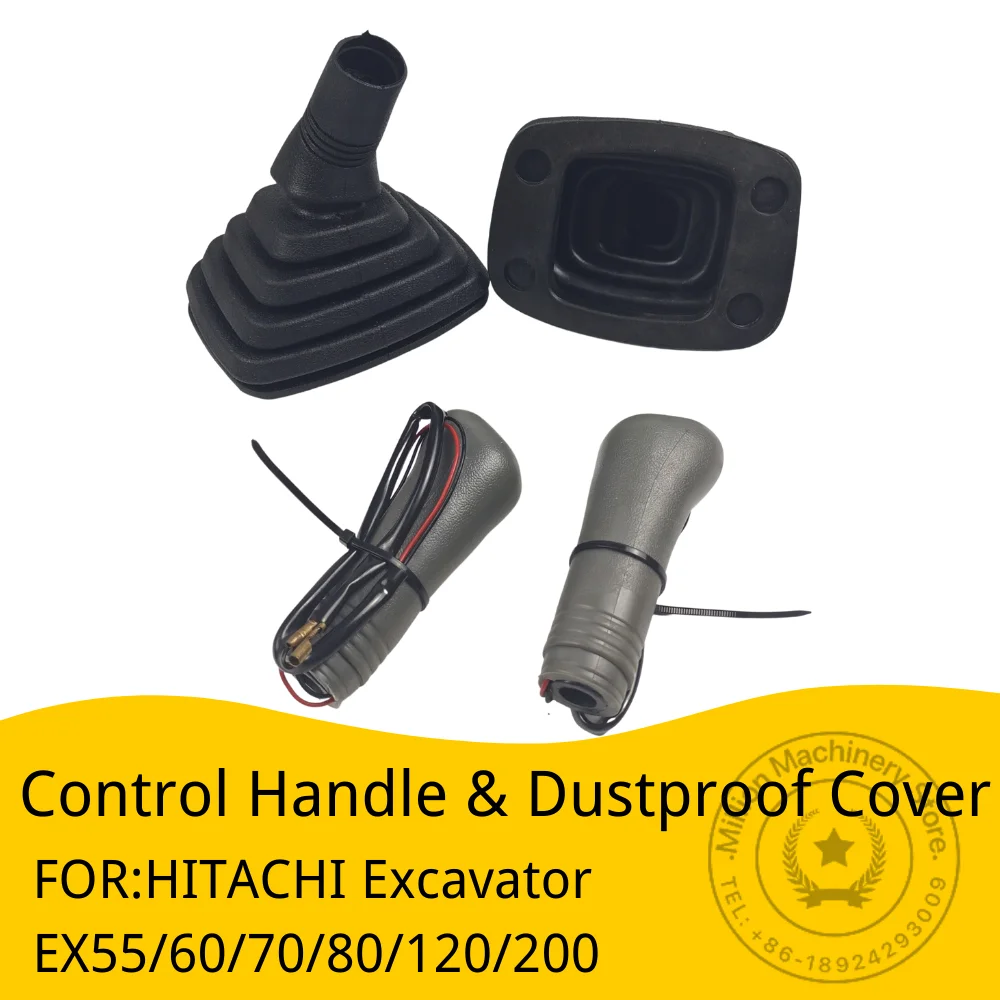 Control Joystick Handle for HITACHI Excavator Accessorie EX55/60/70/120/200/210/250-1-5-6 Dustproof Cover Boot Spare Parts