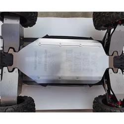 Dla 1/5 Arrma Kraton EXB 8S RC Car a-arm Protection pancerz podwozia ze stali nierdzewnej ochrona przed kolizją płyta łączeniowa