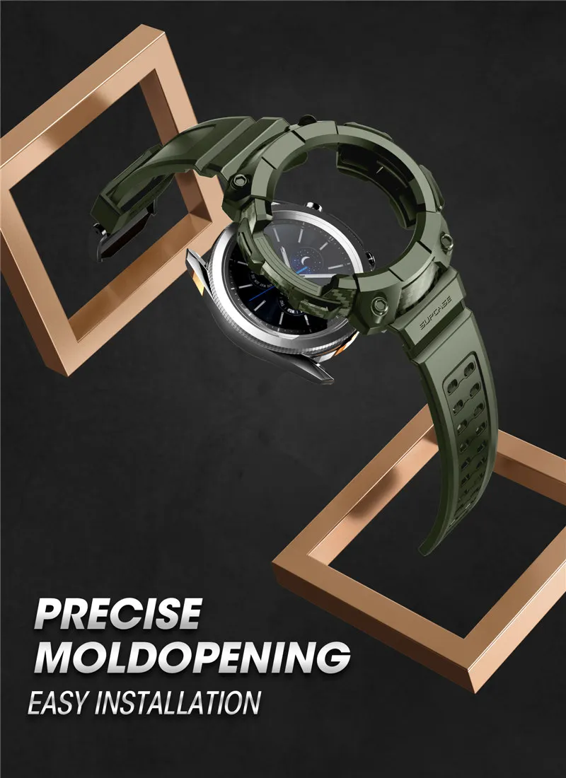 For Samsung Galaxy Watch 3 Case 45mm (2020) SUPCASE UB Pro Rugged Protective Cover with Strap Bands For Samsung Galaxy Watch 3